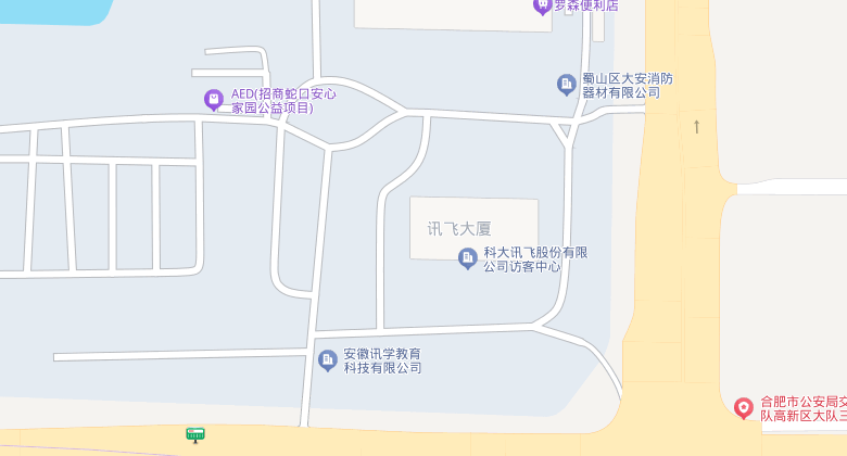 合肥市高新区望江西路666号 讯飞大厦